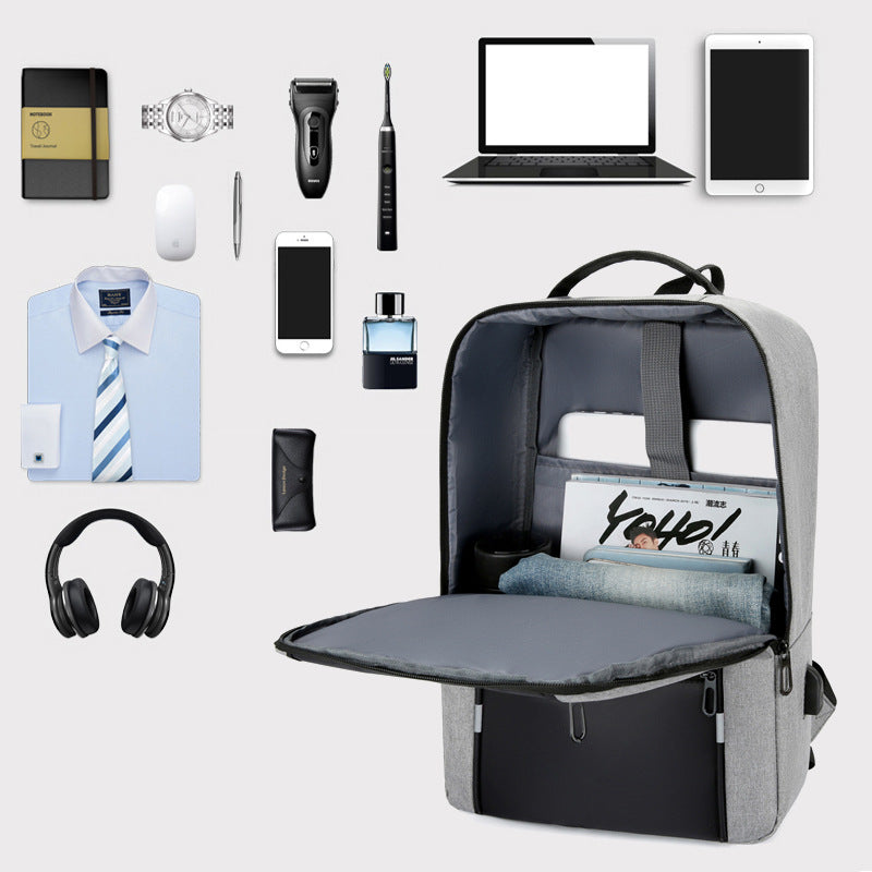 New Backpack, Business Backpack, Multi-functional USB Computer Bag