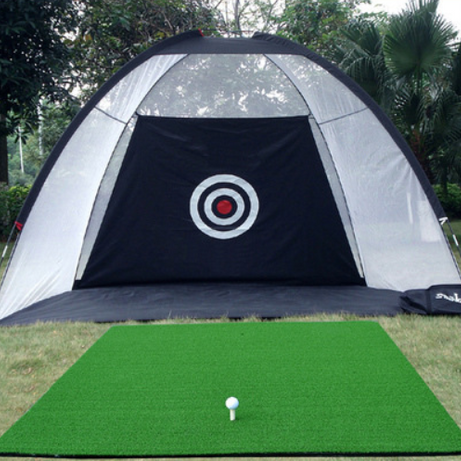 Golf Practice Net Tent Golf Hitting Cage Garden Grassland Practice Tent Golf Training Equipment Mesh Outdoor