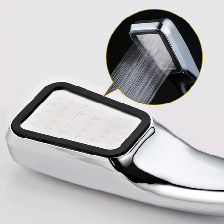 300 Hole Pressurized Shower Head Square Hand Shower