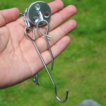 Compatible with Apple, Camping outdoor campfire tripod hanging pot picnic fire bracket aluminum alloy tripod camping supplies