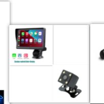 7 IPS Car Smart Screen Wireless Carplay Auto Mobile Phone Projection Screen Navigation