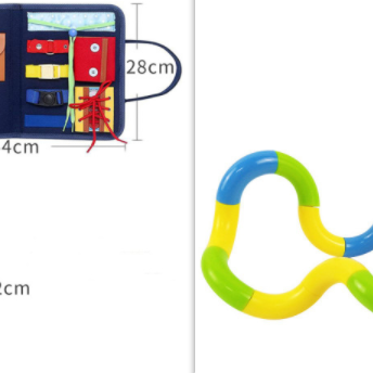 New Busy Book Children's Busy Board Dressing And Buttoning Learning Baby Early Education Preschool Sensory Learning Toy