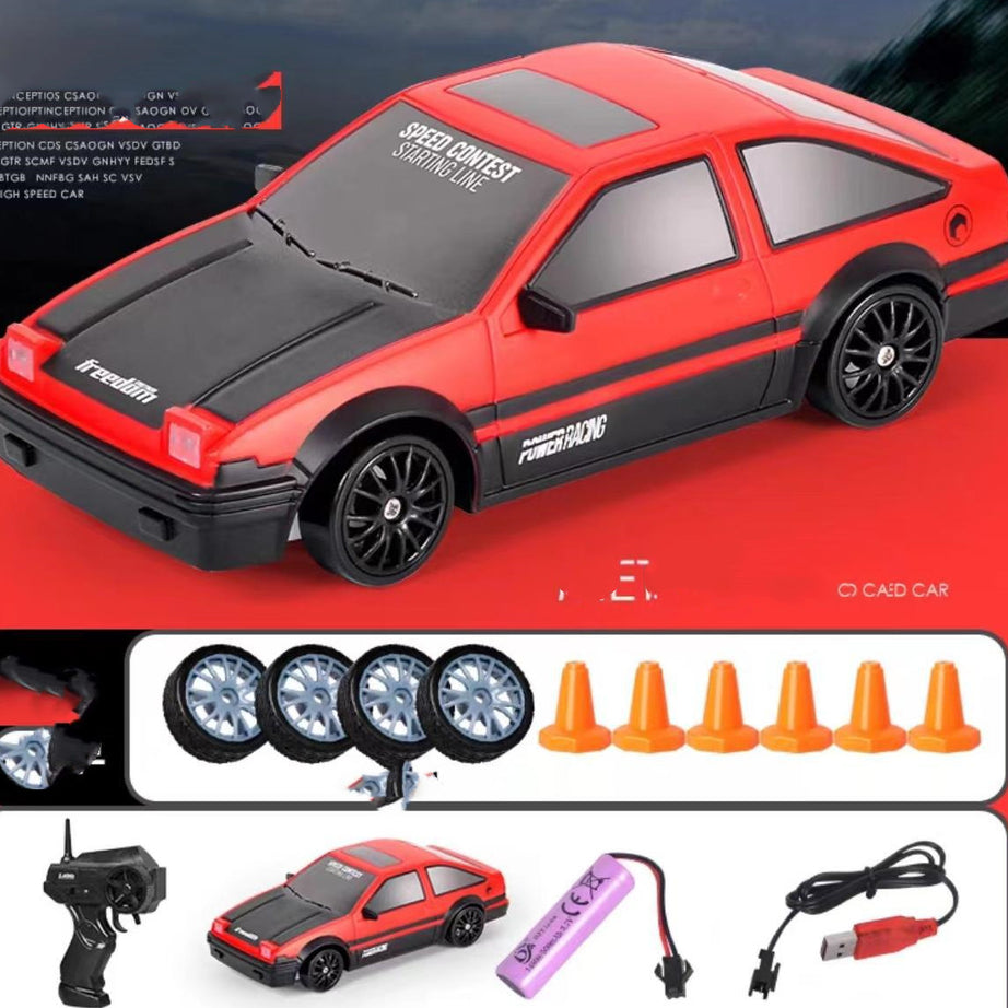 2.4G Drift Rc Car 4WD RC Drift Car Toy Remote Control GTR Model AE86 Vehicle Car RC Racing Car Toy For Children Christmas Gifts