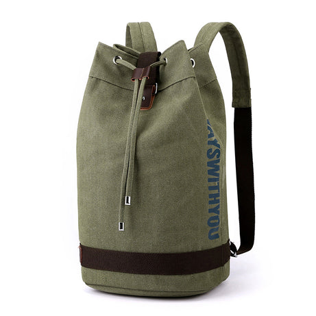 Korean Version Of Sports Texture Backpack Fashion College Style Travel Travel Backpack Outdoor Large Capacity Bucket Hand Bag