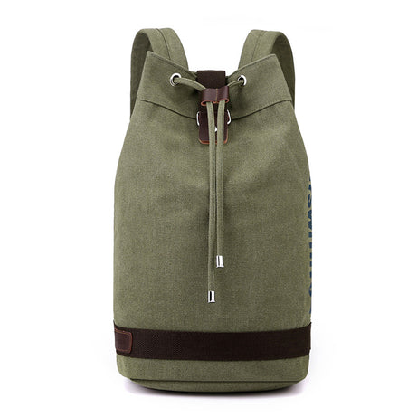 Korean Version Of Sports Texture Backpack Fashion College Style Travel Travel Backpack Outdoor Large Capacity Bucket Hand Bag