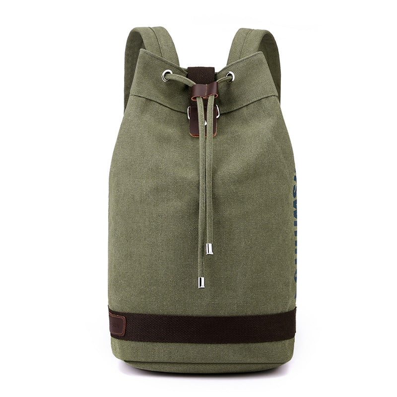 Korean Version Of Sports Texture Backpack Fashion College Style Travel Travel Backpack Outdoor Large Capacity Bucket Hand Bag