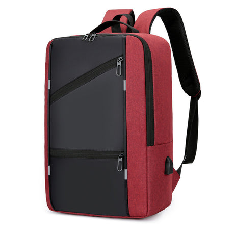 New Backpack, Business Backpack, Multi-functional USB Computer Bag