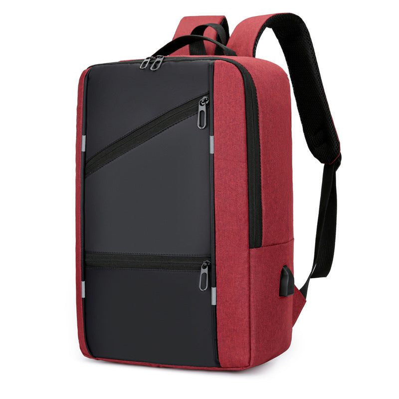 New Backpack, Business Backpack, Multi-functional USB Computer Bag