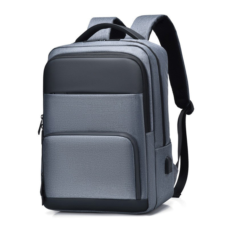 Large-capacity Backpack, Burden-reducing Commuter Schoolbag, Cross-border Backpack, Fashion Travel Bag, Waterproof Computer Bag, Air Cushion Bag