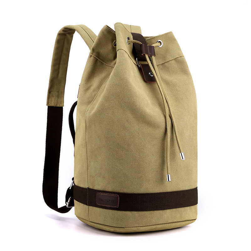 Korean Version Of Sports Texture Backpack Fashion College Style Travel Travel Backpack Outdoor Large Capacity Bucket Hand Bag