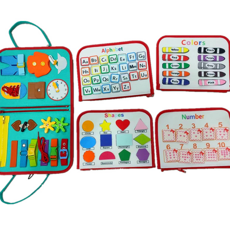 New Busy Book Children's Busy Board Dressing And Buttoning Learning Baby Early Education Preschool Sensory Learning Toy
