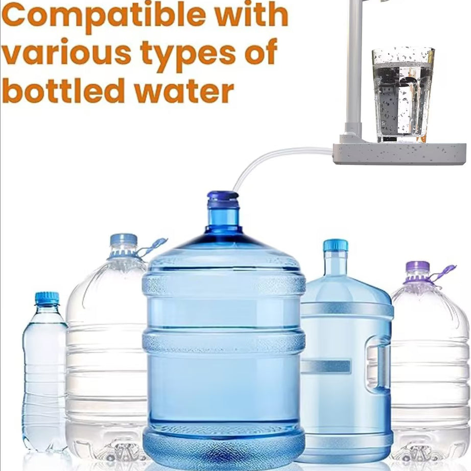 Added Extension Tupe Water Dispenser Automatic Water Bottle Desktop Rechargeable Water Dispenser With Stand