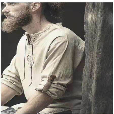 2023 Linen Simple Multicolor Cotton And Linen Shirt Cardigan Round Neck Linen Fashion Two-Purpose Sleeve Long Sleeve Linen Shirt