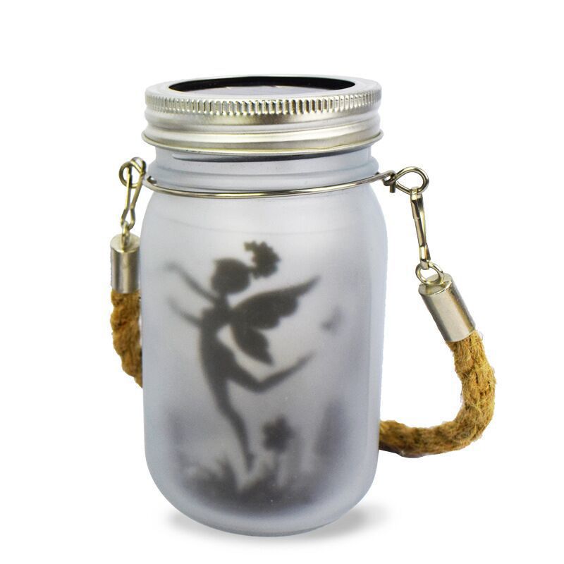 Solar Waterproof Garden Fairy Glass Bottle Light Garden Decoration Night Light