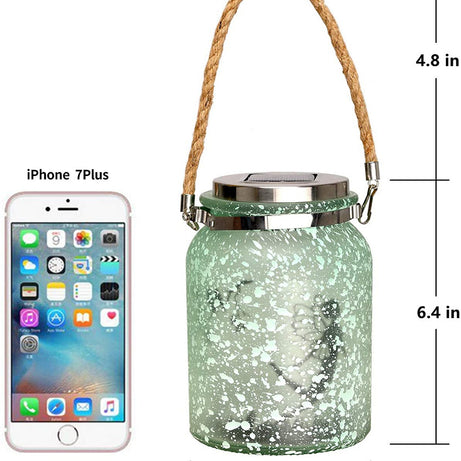 Amazon Creative Solar Mason Jar Fairy Lights Frosted Bottle Lights