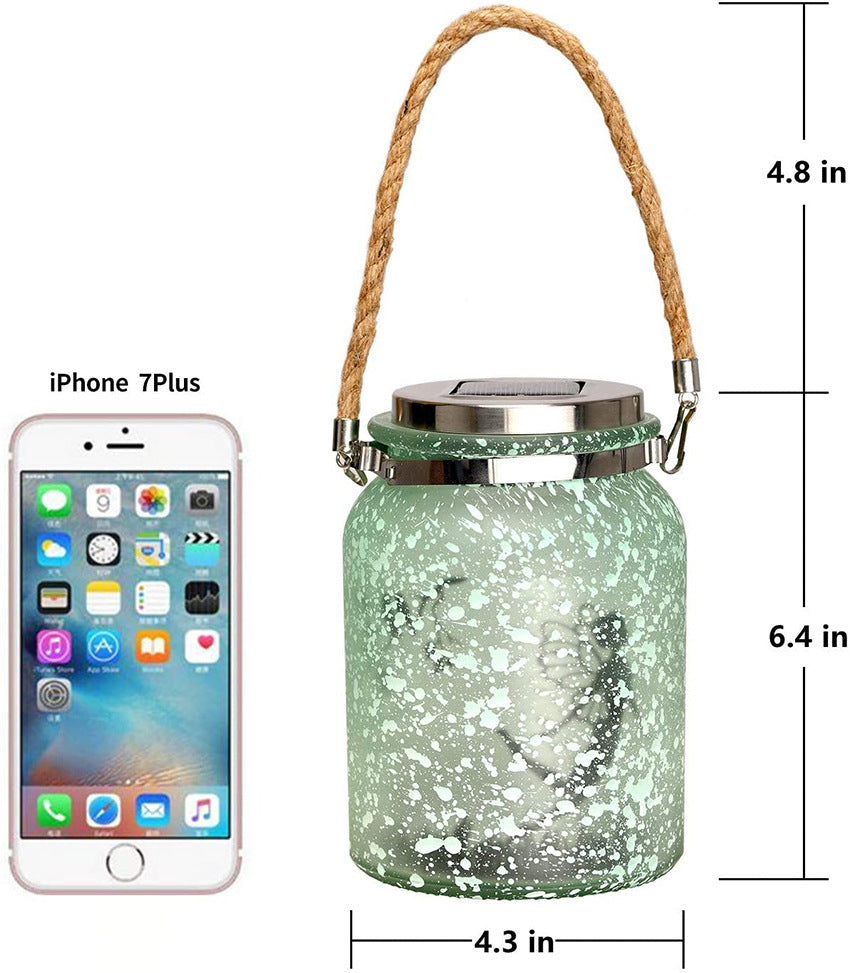 Amazon Creative Solar Mason Jar Fairy Lights Frosted Bottle Lights