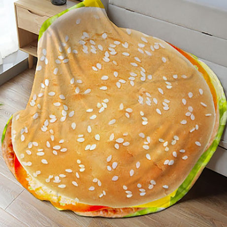 Cabbage Quilt New Pizza Blanket Flannel Blanket Burrito Office Nap Blanket Flying Cake Blanket