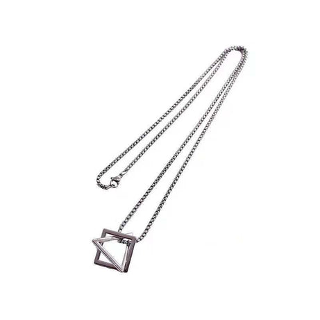 Men&#039;s Trendy Hip Hop Light Luxury Niche Design Sense Necklace