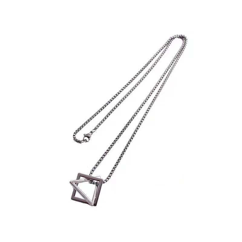 Men&#039;s Trendy Hip Hop Light Luxury Niche Design Sense Necklace