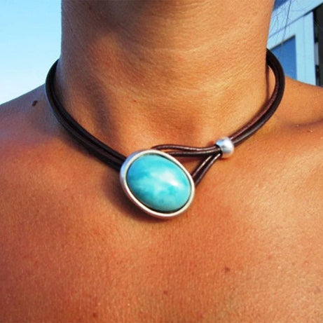 Turquoise Clavicle Chain