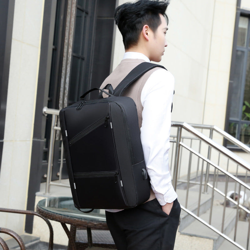 New Backpack, Business Backpack, Multi-functional USB Computer Bag