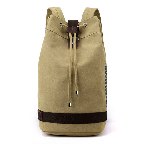 Korean Version Of Sports Texture Backpack Fashion College Style Travel Travel Backpack Outdoor Large Capacity Bucket Hand Bag