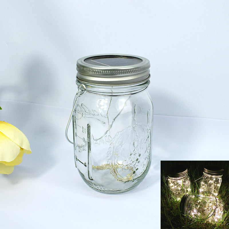 Solar Waterproof Garden Fairy Glass Bottle Light Garden Decoration Night Light