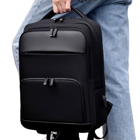 Large-capacity Backpack, Burden-reducing Commuter Schoolbag, Cross-border Backpack, Fashion Travel Bag, Waterproof Computer Bag, Air Cushion Bag